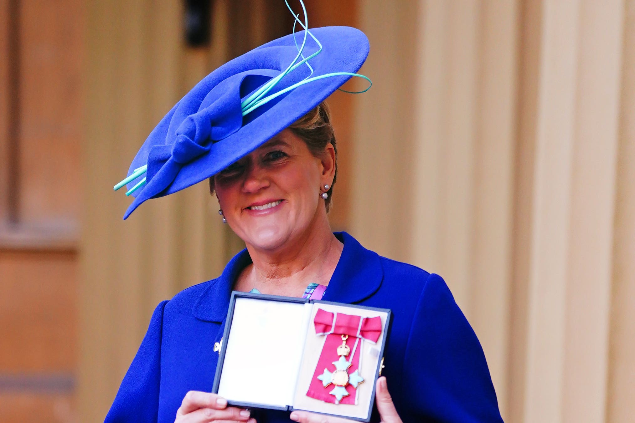 Broadcaster Clare Balding was made a CBE during an investiture ceremony at Buckingham Palace (Victoria Jones/PA)