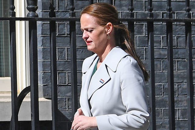 Nurse Jenny McGee, who looked after Prime Minister Boris Johnson while he was in hospital suffering from Covid-19 (Victoria Jones/PA)