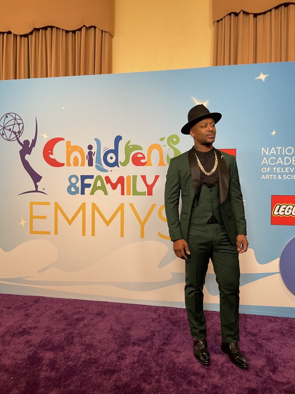 Darnell Walker was in Los Angeles to attend the Children and Family’s Emmys ceremony