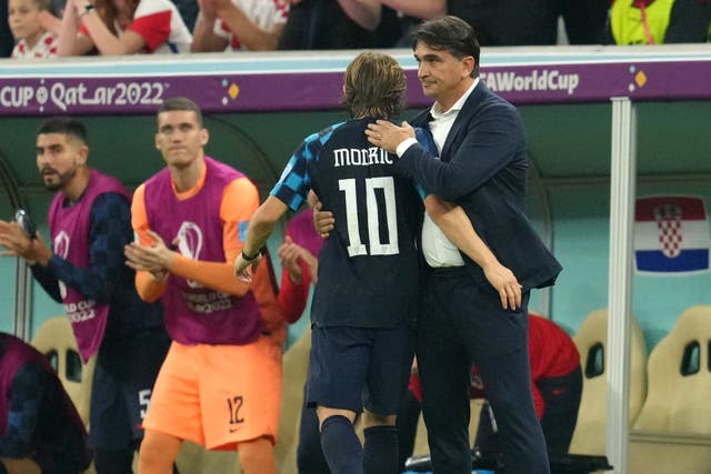 Luka Modric and Croatia manager Zlatko Dalic will dust themselves down and go again when they face Morocco in Saturday’s third-place play-off (Nick Potts/PA)