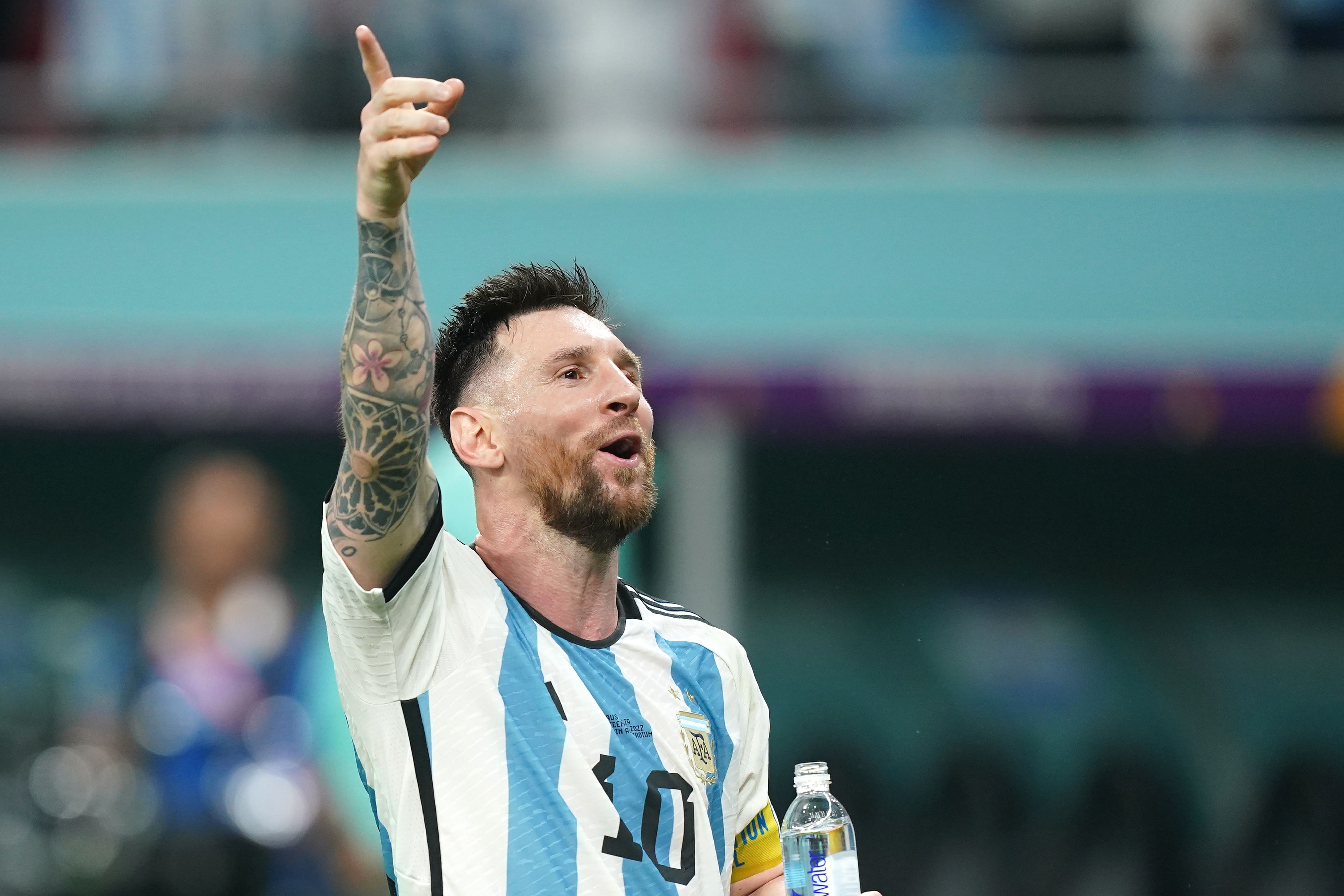 Lionel Messi will become the World Cup appearance record holder on Sunday (Mike Egerton/PA)