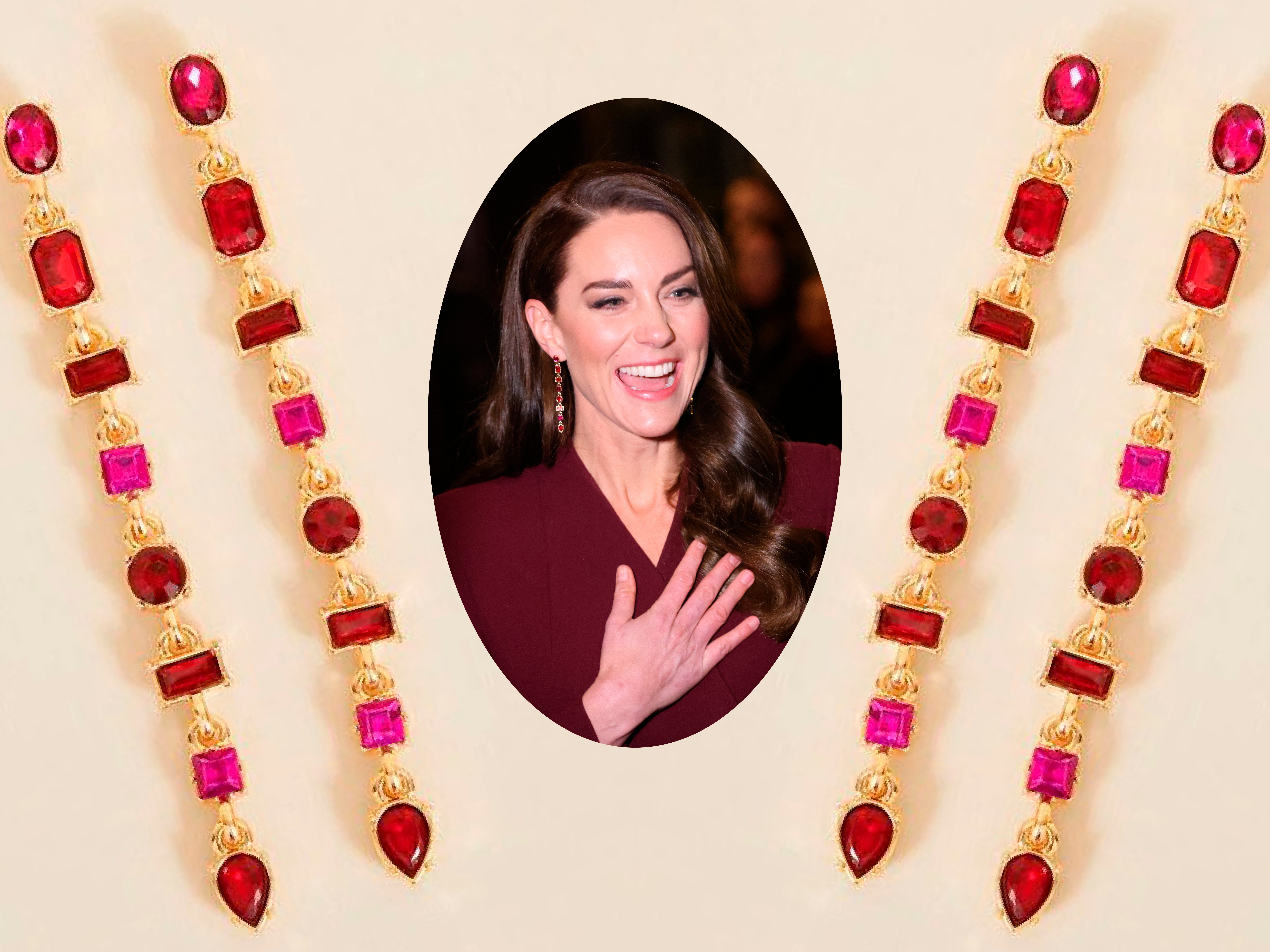The earrings hail from one of Kate’s go-to high street jewellery brands