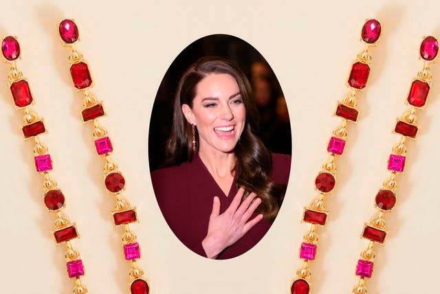 <p>The earrings hail from one of Kate’s go-to high street jewellery brands  </p>
