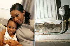 ‘They’re not listening’: Mother claims council has ignored pleas to fix her mould-ridden flat for 16 years