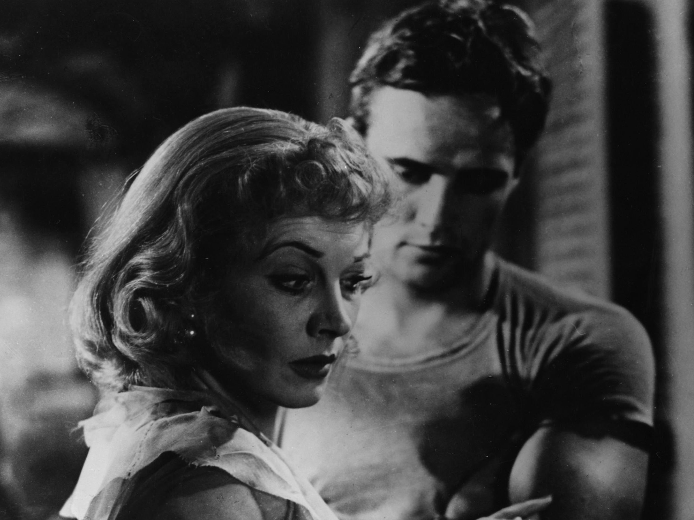 Vivien Leigh and Marlon Brando in the 1951 film version of ‘A Streetcar Named Desire’