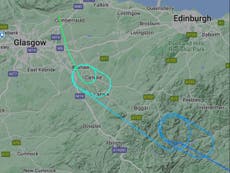 Glasgow airport: dozens of flights cancelled and diverted after snow and ice closes runway