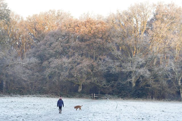 Britain is currently in the grip of wintry weather (Andrew Matthews/PA)