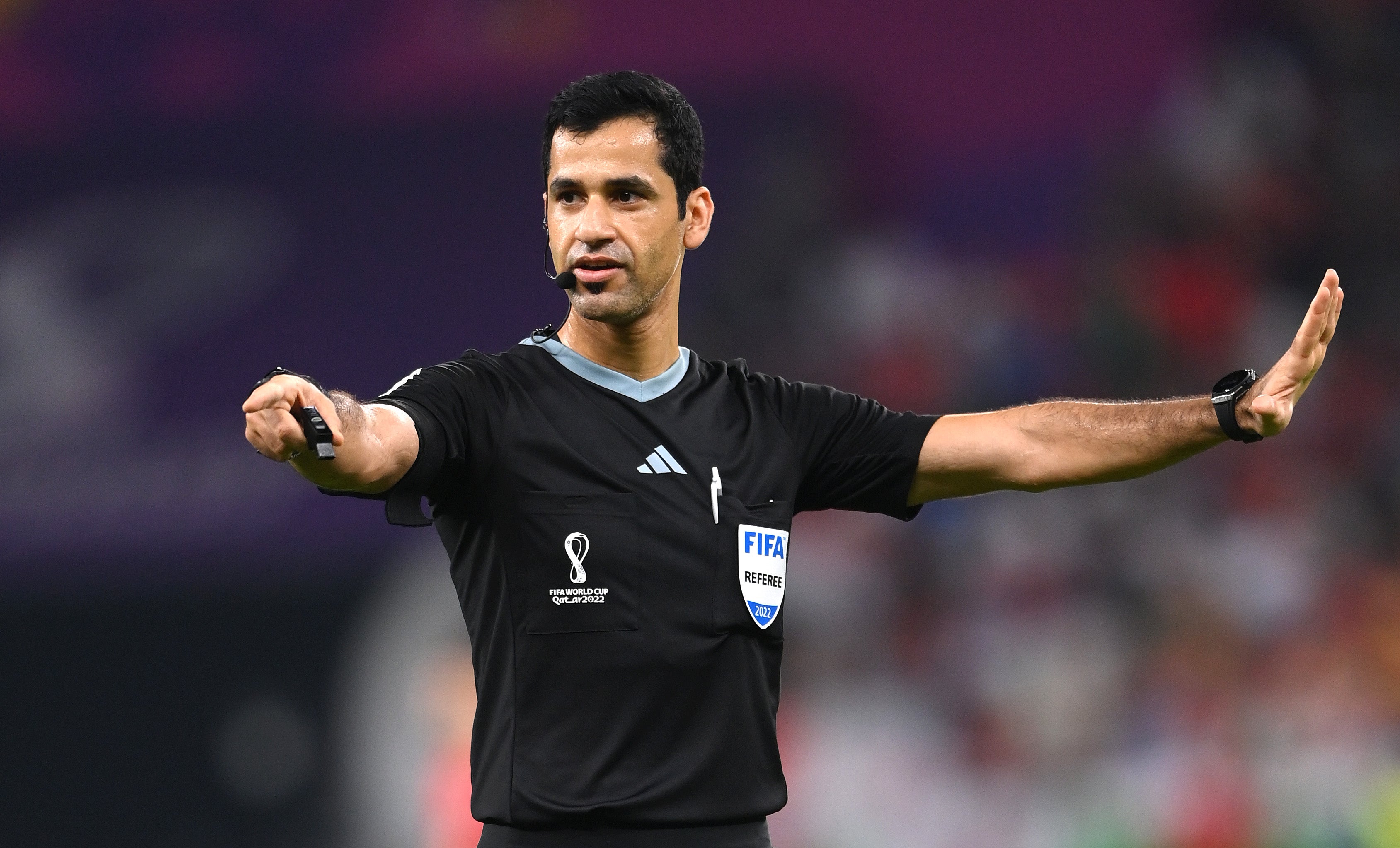 Qatari referee Abdulrahman Al-Jassim is in charge of today’s World Cup third-place play-off between Croatia and Morocco