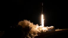 Moment SpaceX launch Nasa's SWOT water-monitoring satellite