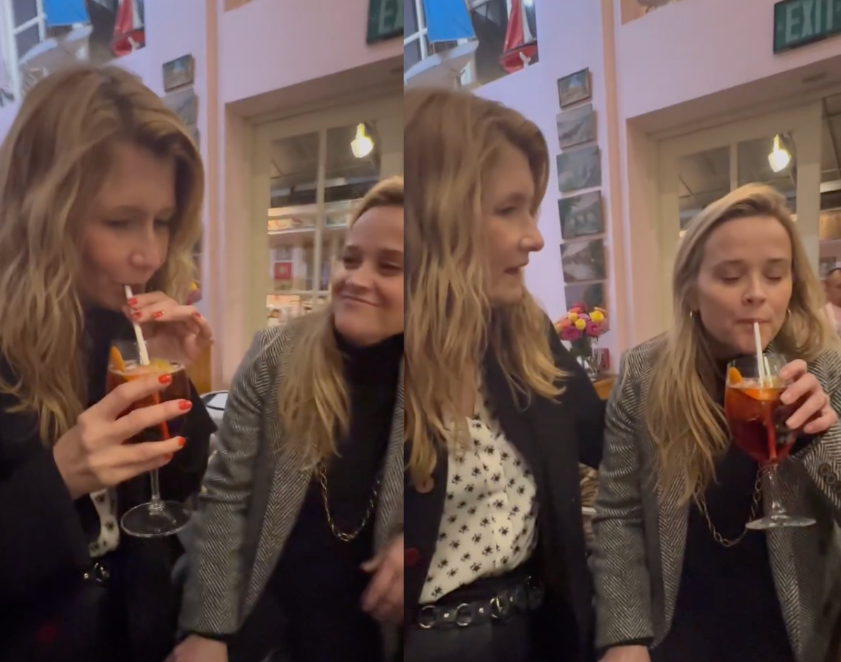 Reese Witherspoon and Laura Dern try the Negroni Sbagliato cocktail: &lsquo;That&rsquo;s disgusting&rsquo;