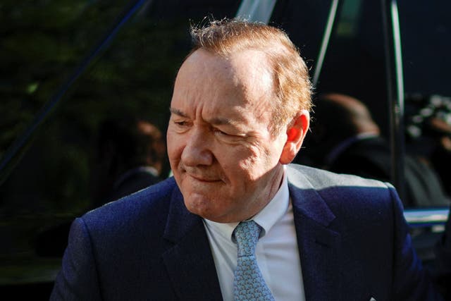 <p>Kevin Spacey has appeared at a court hearing via video-link</p>