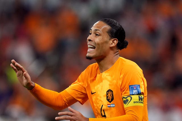 <p>Virgil van Dijk could miss next week’s Carabao Cup tie at Manchester City after his World Cup exploits (Martin Rickett/PA)</p>