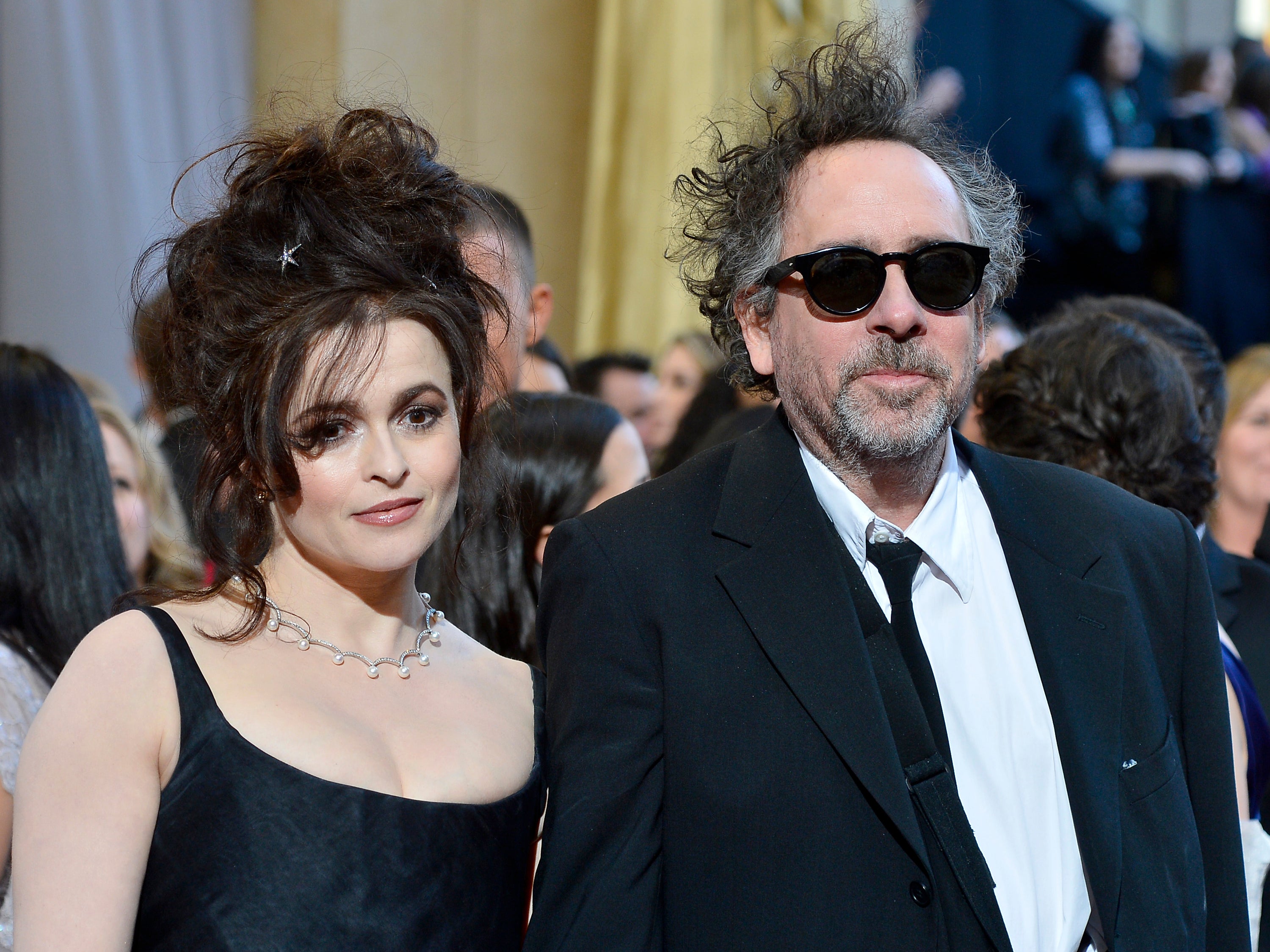 Helena Bonham Carter and director Tim Burton