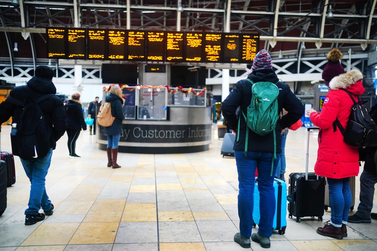 Young adults turn to cars as rail strikes wreck Christmas travel plans