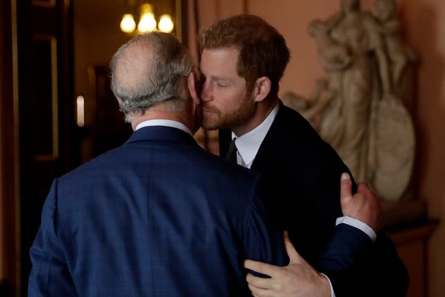 <p>Prince Harry has accused his father of saying ‘things that just simply weren’t true’ during a meeting about his future as a senior royal</p>