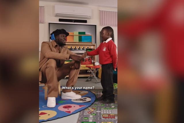 <p>Stormzy visits old Croydon primary school to give children 'life advice'</p>