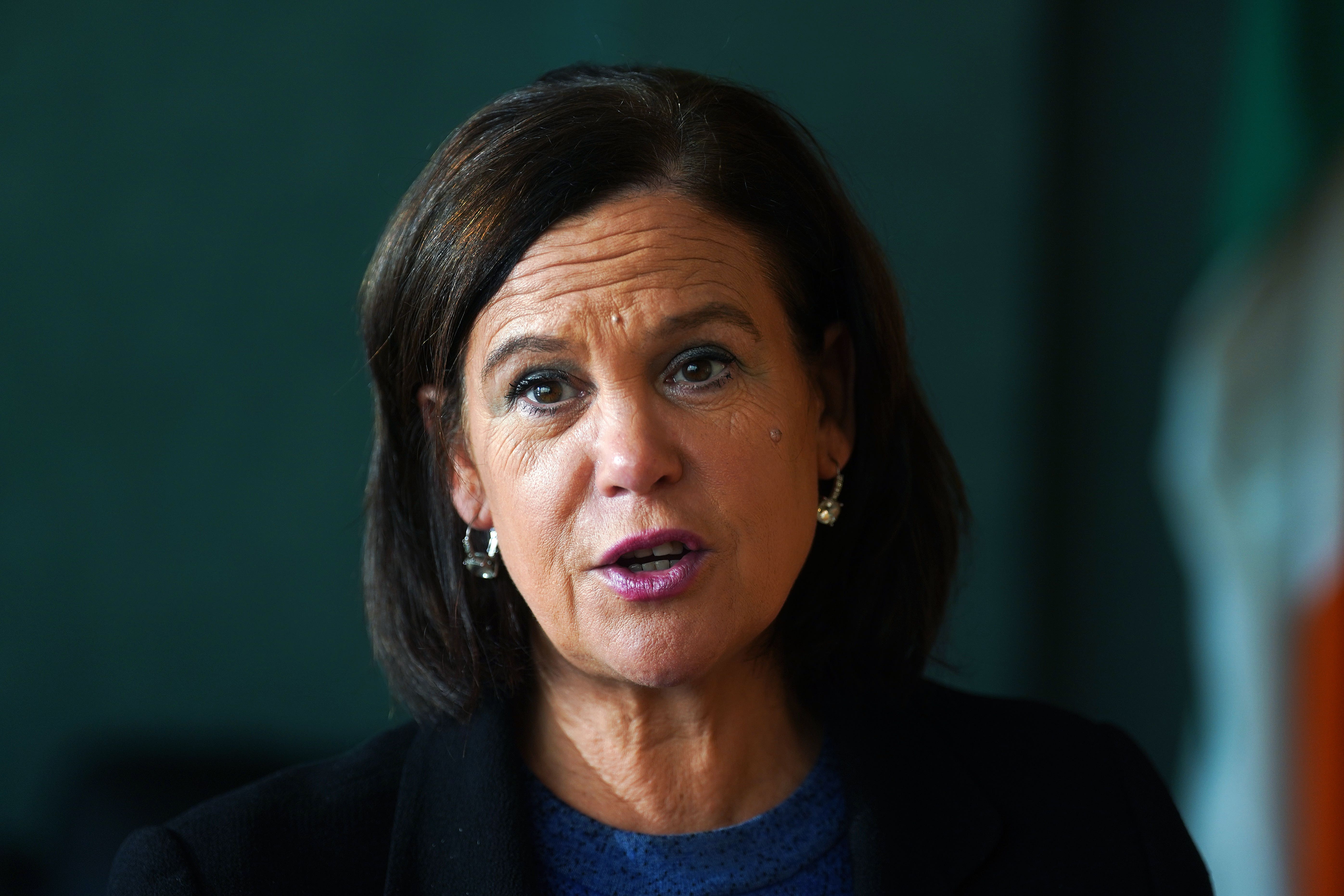 Sinn Fein leader Mary Lou McDonald opposed the move