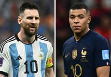 Argentina vs France LIVE: World Cup final team news and build-up as Lionel Messi faces Kylian Mbappe