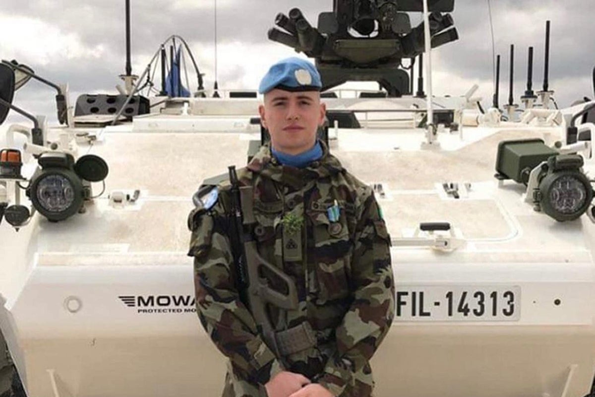 Body of Irish peacekeeper killed by gunfire in Lebanon repatriated to Ireland