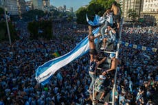 ‘The people needed this’: Argentines put problems aside to celebrate World Cup win