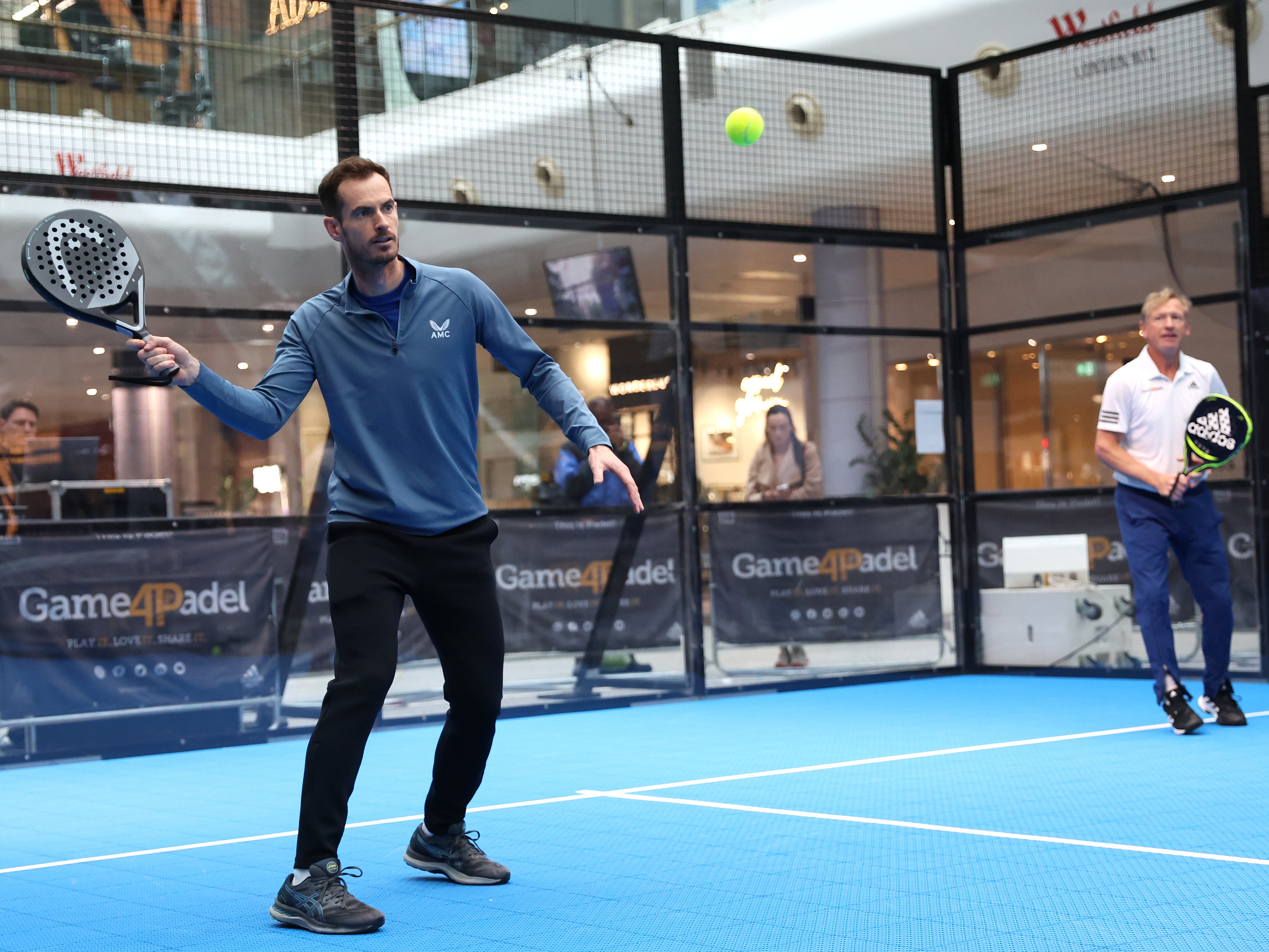 Padel has attracted backing and investment from professional athletes including Andy Murray