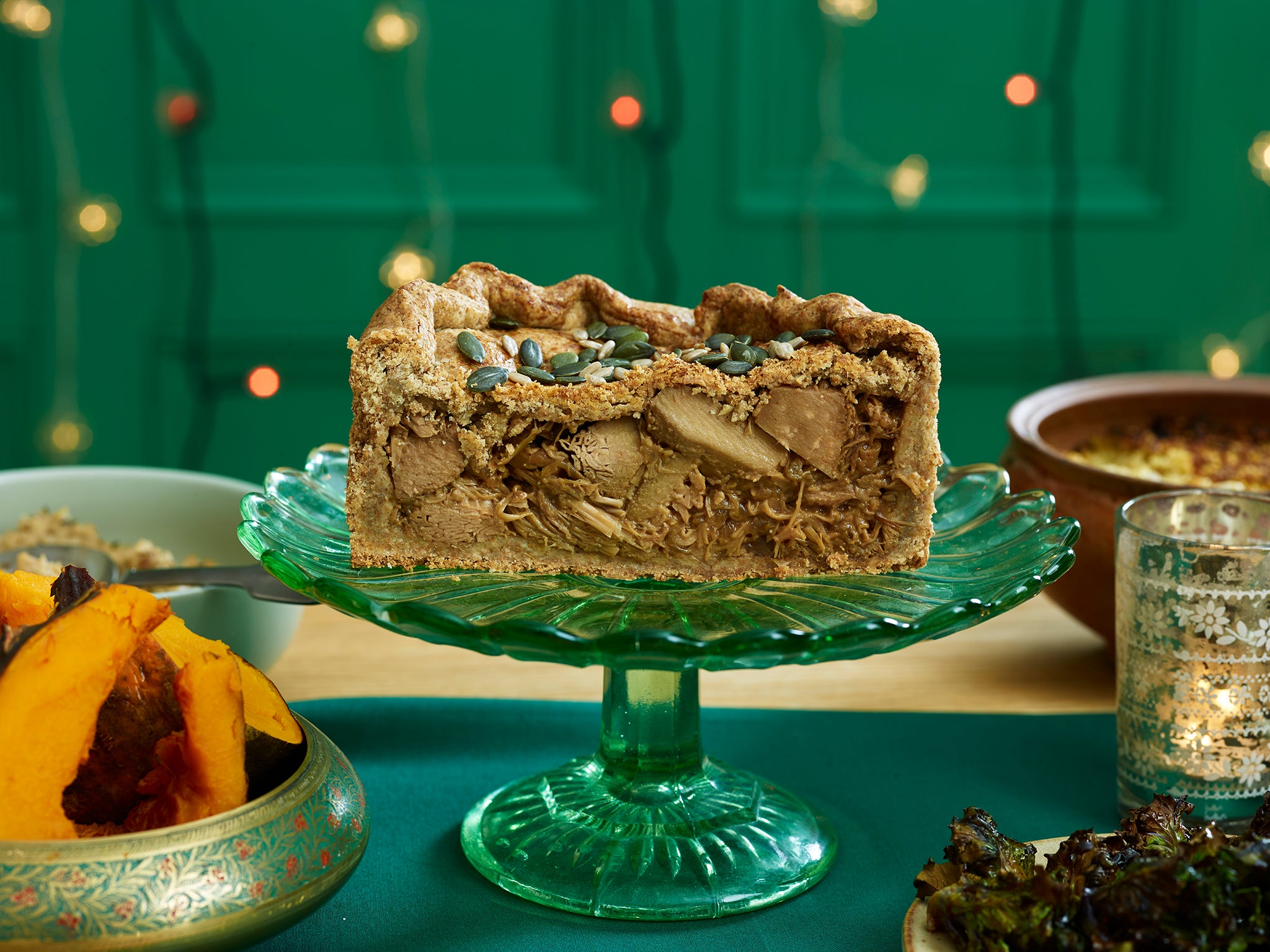 Tofu, seitan or, in this case, jackfruit could replace turkey as the centrepiece of Christmas dinner