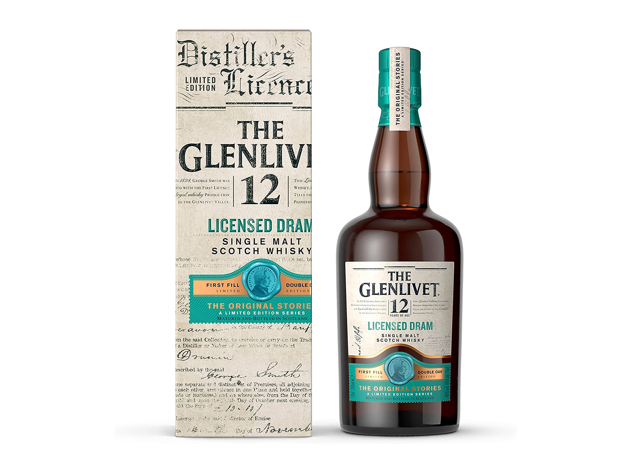 The Glenlivet 12 Year Old Licensed Dram Limited Edition Single Malt Whisky