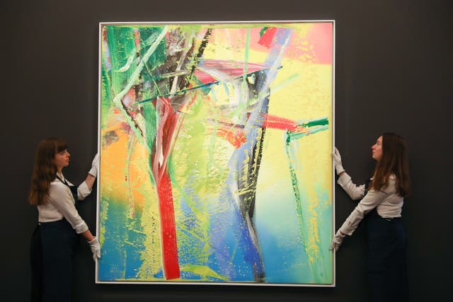 <p>Gerhard Richter knows a painting is done when he has no more ideas of what to add or to destroy</p>