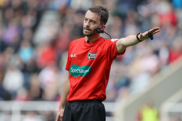 Rugby league referee James Child has announced his retirement (Richard Sellers/PA)