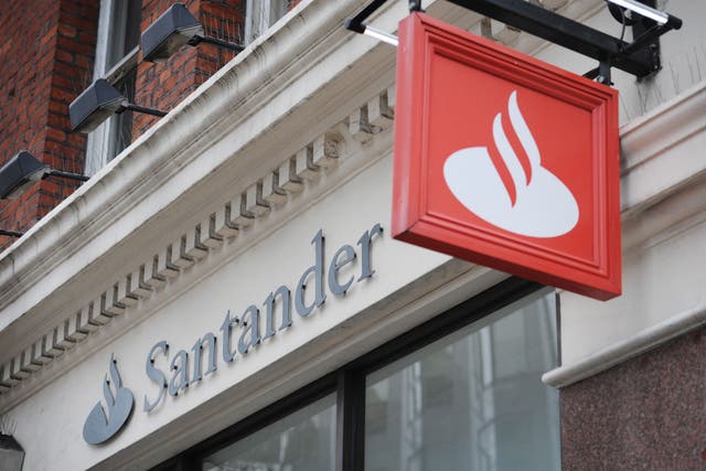 Santander has introduced a pilot card recycling scheme in some branches, allowing people to recycle expired or unused plastic cards such as debit and credit cards (Stefan Rousseau/PA)