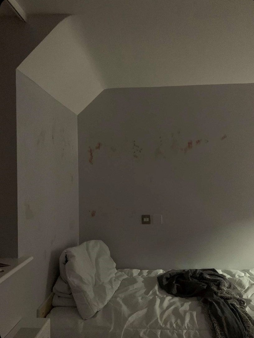 Patients took pictures of blood on the walls at Taplow Manor Hospital