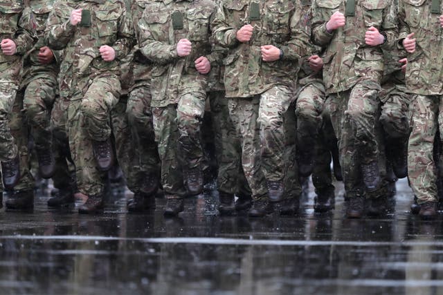 A Government report suggests that reservists could play a bigger role in tackling some crises (Andrew Matthews/PA)