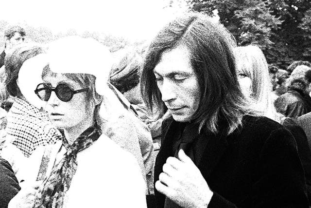 Shirley Watts, wife of The Rolling Stones drummer Charlie Watts, has died at the age of 82 (PA)