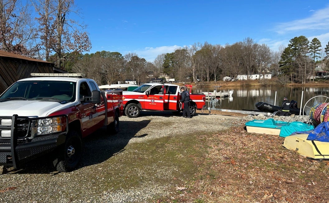 Search teams hone in on Lake Cornelius as part of the hunt to find the missing child