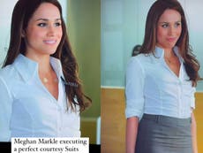 Footage of Meghan Markle curtsying in Suits goes viral after docuseries claims
