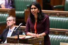 Suella Braverman insists Rwanda deportation policy is ‘humane’ but is unable to give start date