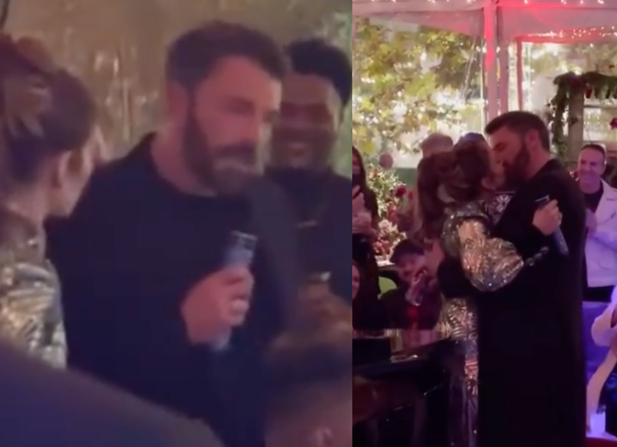 Jennifer Lopez and Ben Affleck perform duet at their holiday party ...