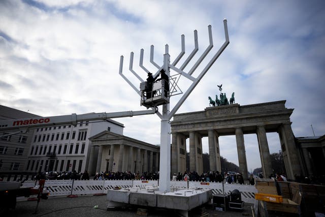 Germany Holocaust Hanukkah