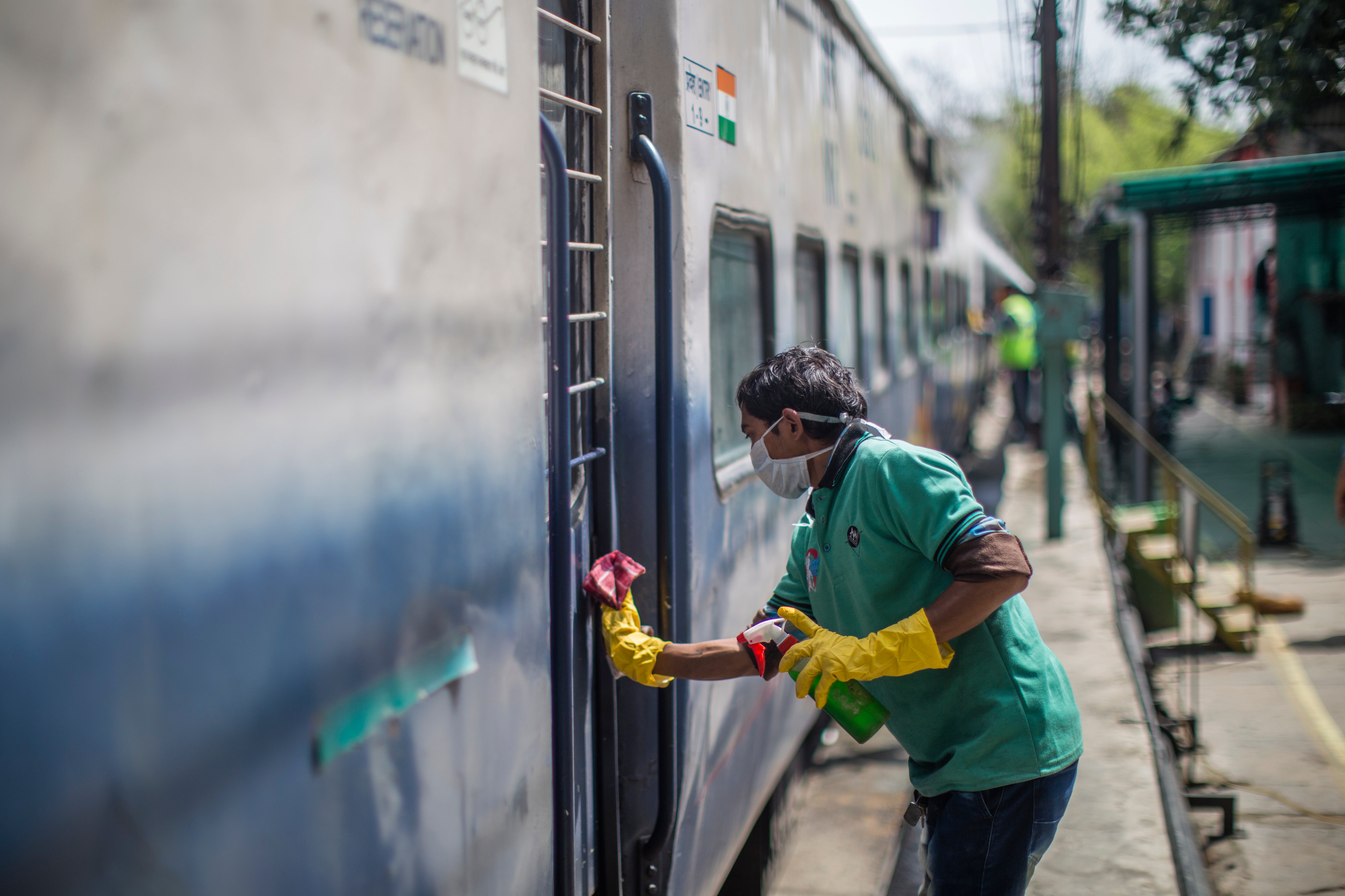 <p>File image:  Most trains in India are diesel or electricity powered</p>