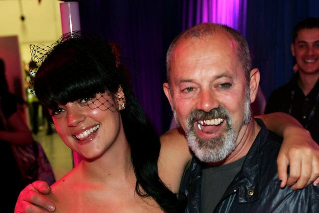 <p>Lily and Keith Allen in 2007</p>