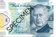 King Charles III banknote designs unveiled