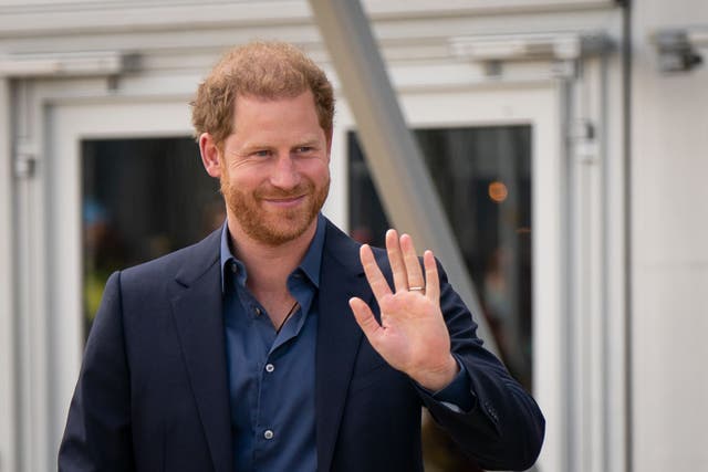 The Duke of Sussex during the Invictus Games in The Hague, Netherlands. Picture date: Friday April 22, 2022.