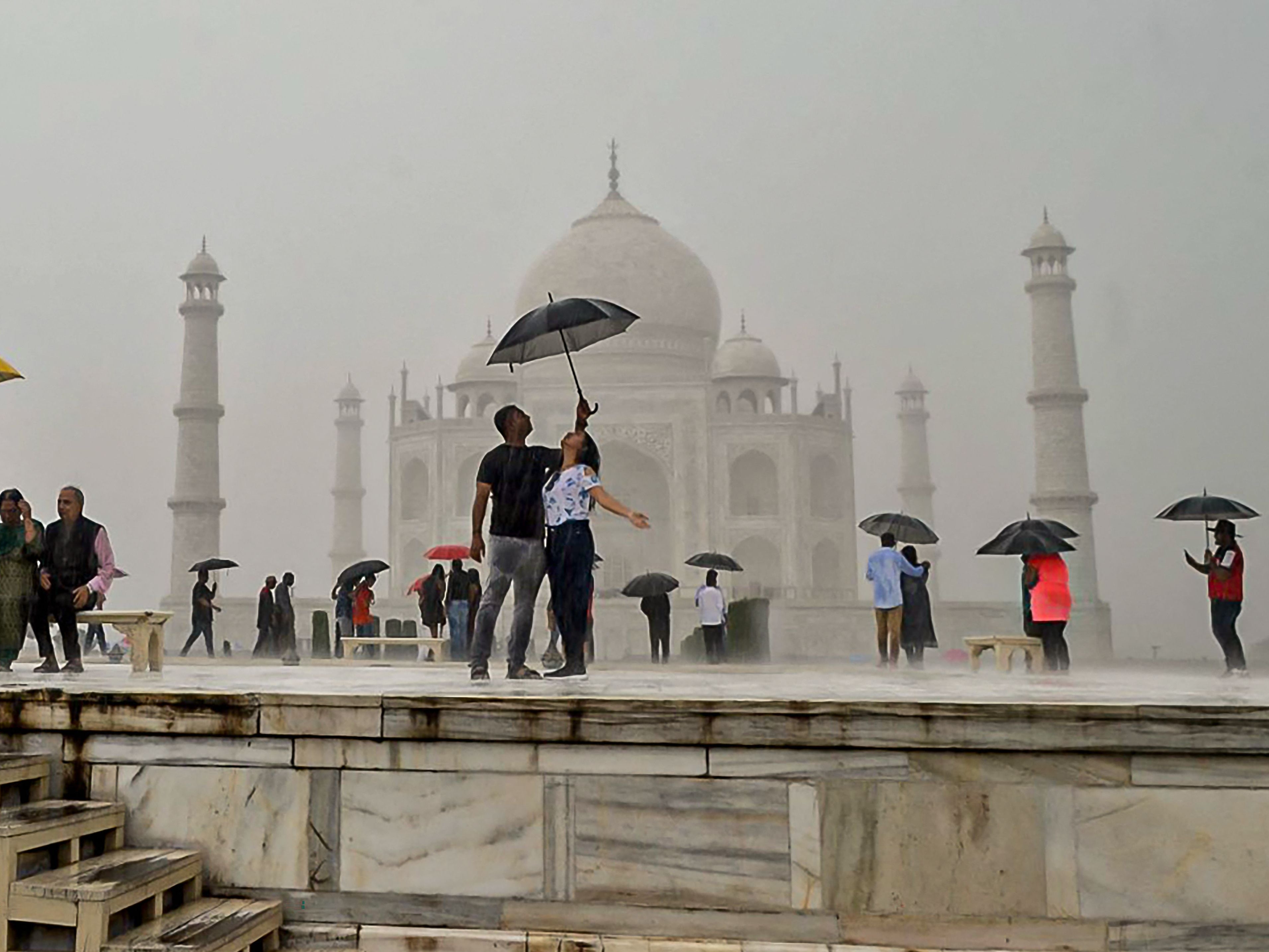 File. The Taj Mahal was the most visited ticketed monument by domestic visitors at about 3.3 million in financial year 2022, according to Statista