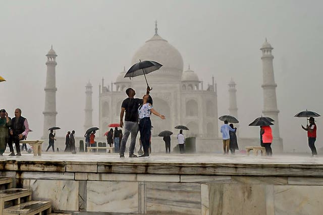 <p>File. The Taj Mahal was the most visited ticketed monument by domestic visitors at about 3.3 million in financial year 2022, according to Statista </p>