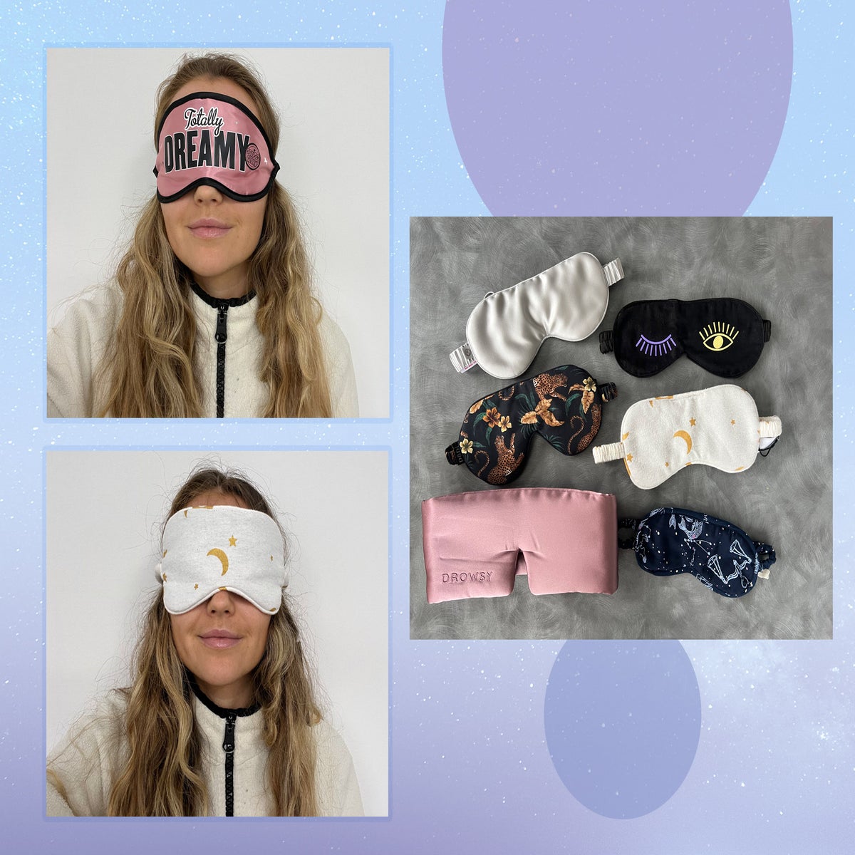 Funny Sleep Mask, Cute Eye Mask, Sleep Mask for Women, Satin Eye
