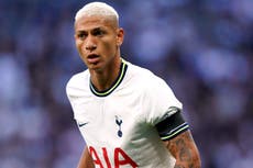 Tottenham’s Richarlison set for scan after returning injured from World Cup