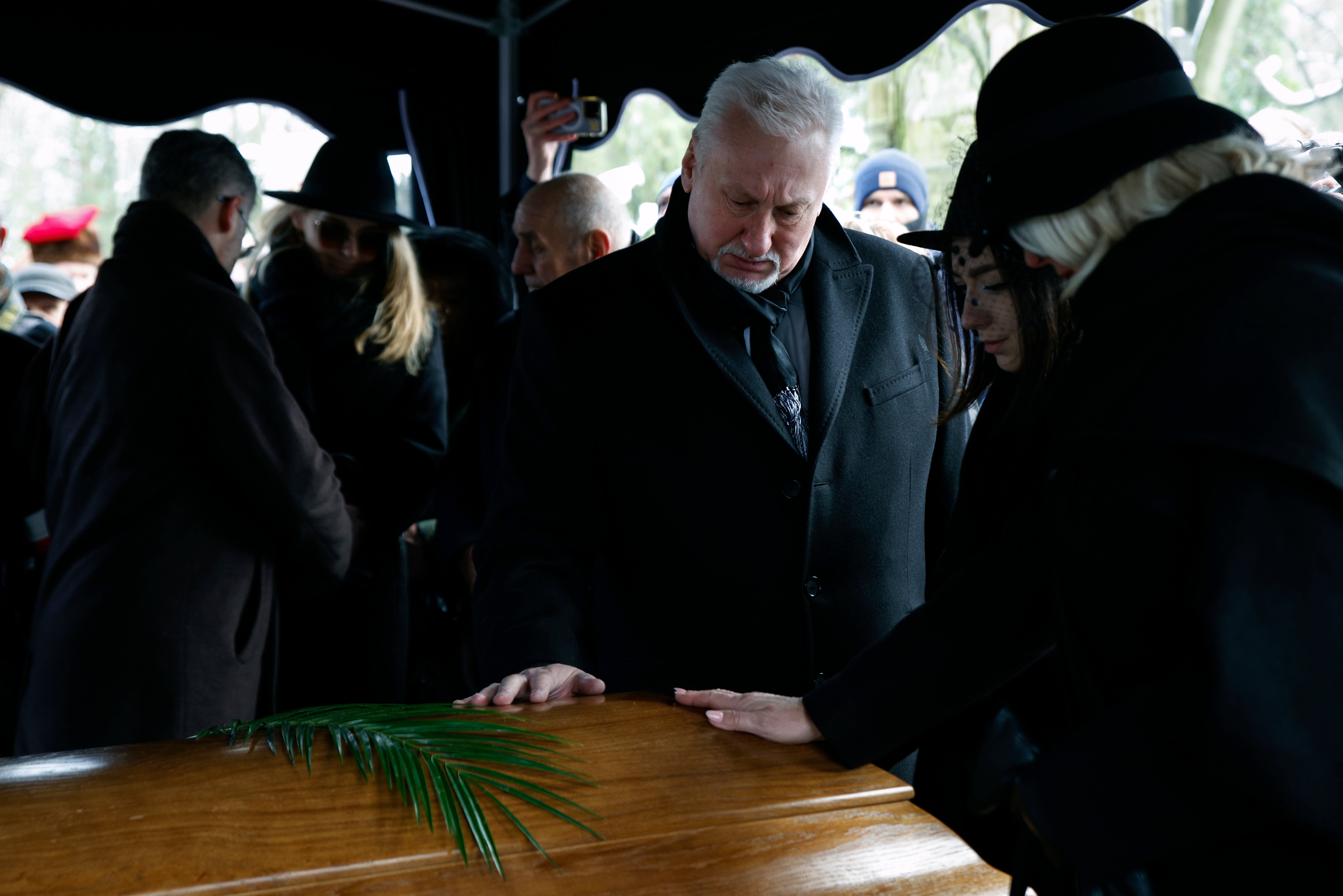 Poland Ukraine Fighter Buried