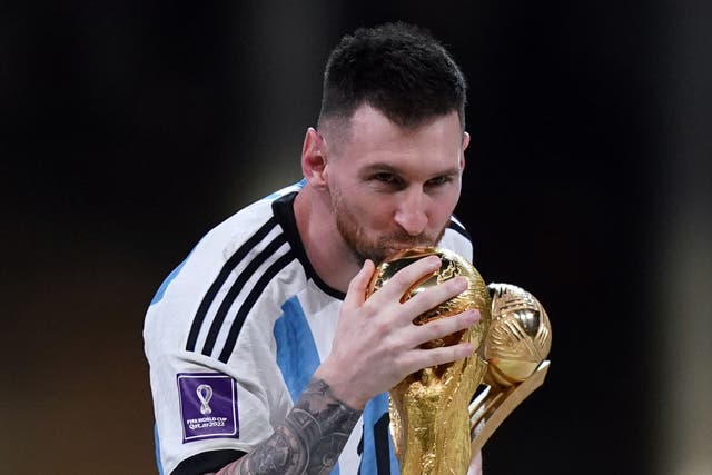 Lionel Messi helped Argentina win the World Cup at the weekend (Mike Egerton/PA)