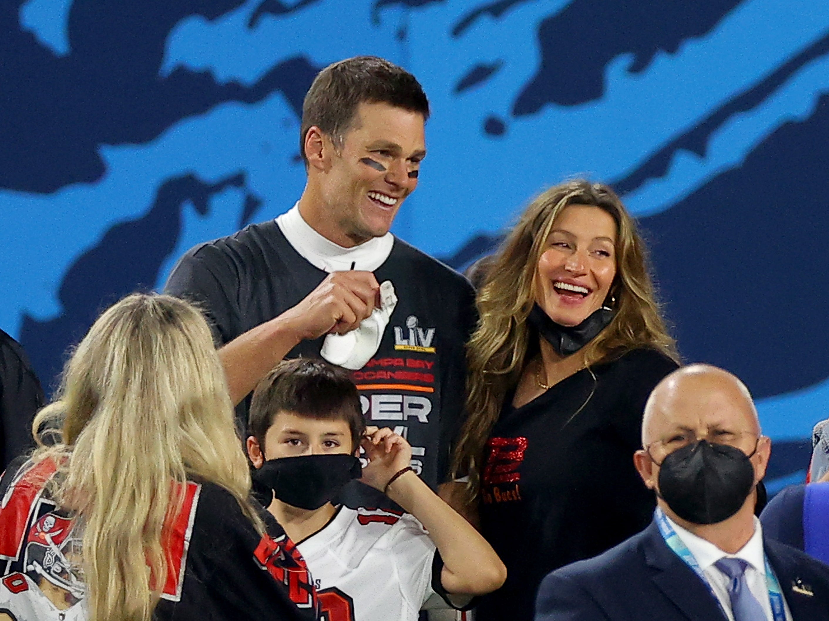 Brady and Bündchen, pictured in 2021. They announced their divorce the following year