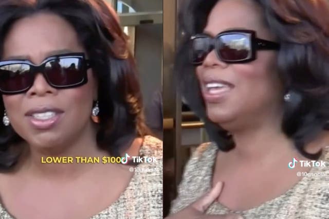 <p>Oprah Winfrey left surprised after TikToker asks her for gift suggestions less than $100</p>